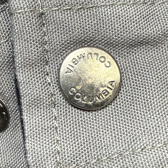 Columbia Fleece Lined Work Jacket Mens XXL 2XL Gray Canvas Chore Barn Coat - Picture 6 of 10